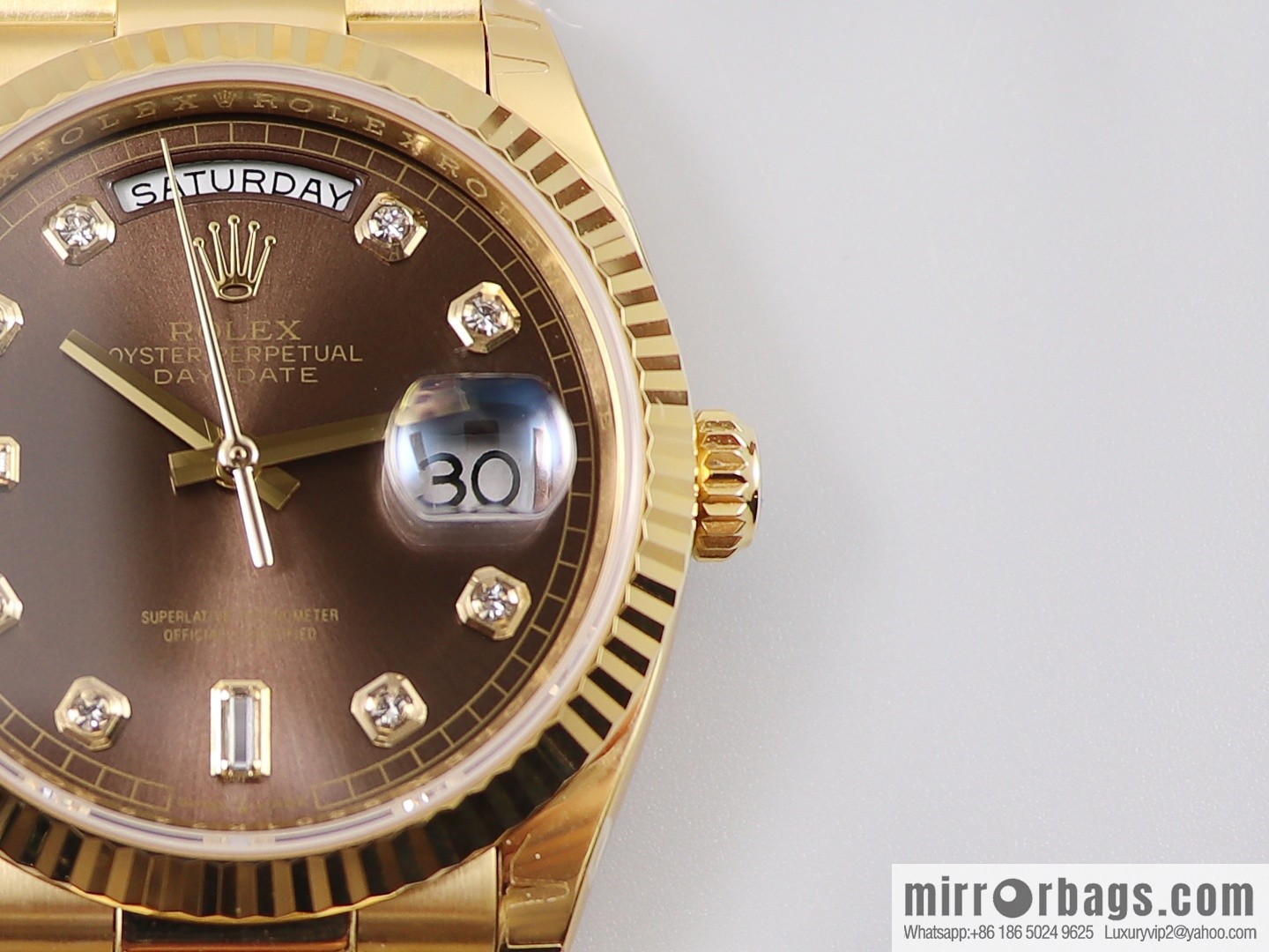 EW Boutique, Rolex Week Diary 36 Ultimate Edition, Original 3255 Automatic Mechanical Movement 128238 Series Watch