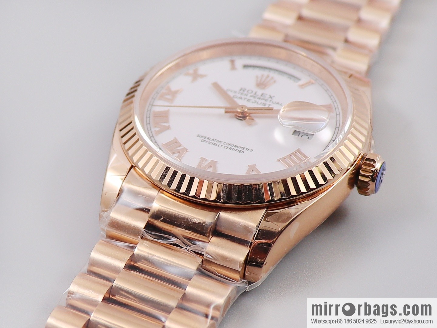 EW Boutique, Rolex Week Diary 36 Ultimate Edition, Original 3255 Automatic Mechanical Movement 128238 Series Watch