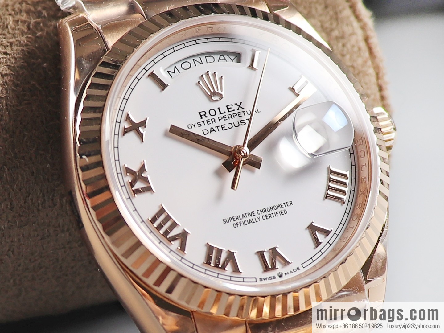 EW Boutique, Rolex Week Diary 36 Ultimate Edition, Original 3255 Automatic Mechanical Movement 128238 Series Watch