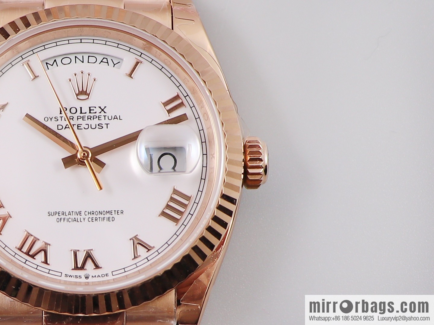 EW Boutique, Rolex Week Diary 36 Ultimate Edition, Original 3255 Automatic Mechanical Movement 128238 Series Watch