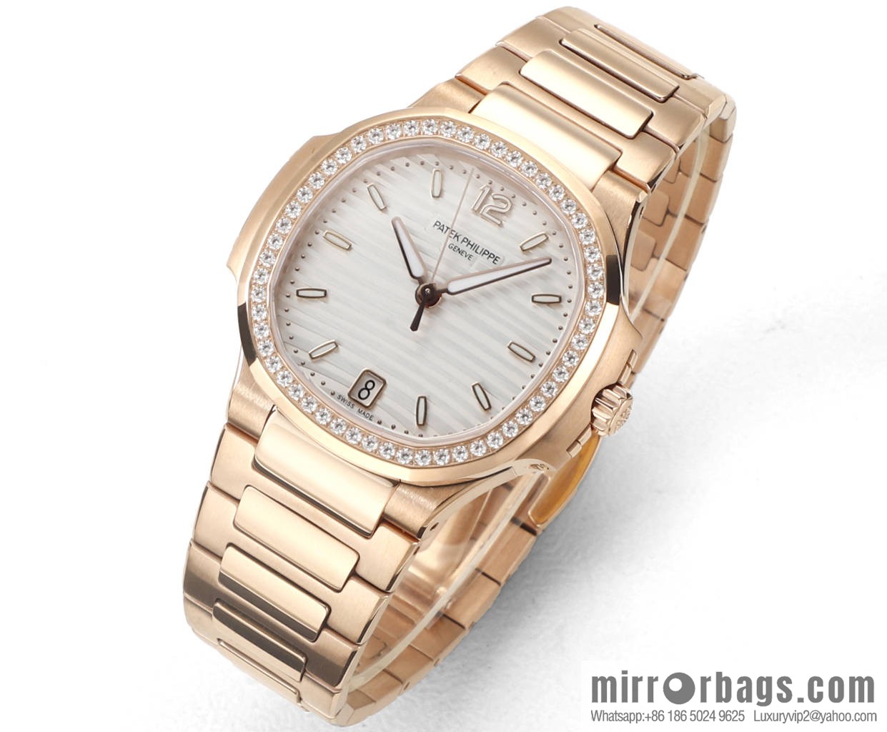 MS Factory New Product!!! Patek Philippe Sports Elegance Series Nautilus Women's 7118 Model 1. New Customized Edition Cal.324SC Integrated Self-winding Movement Watch