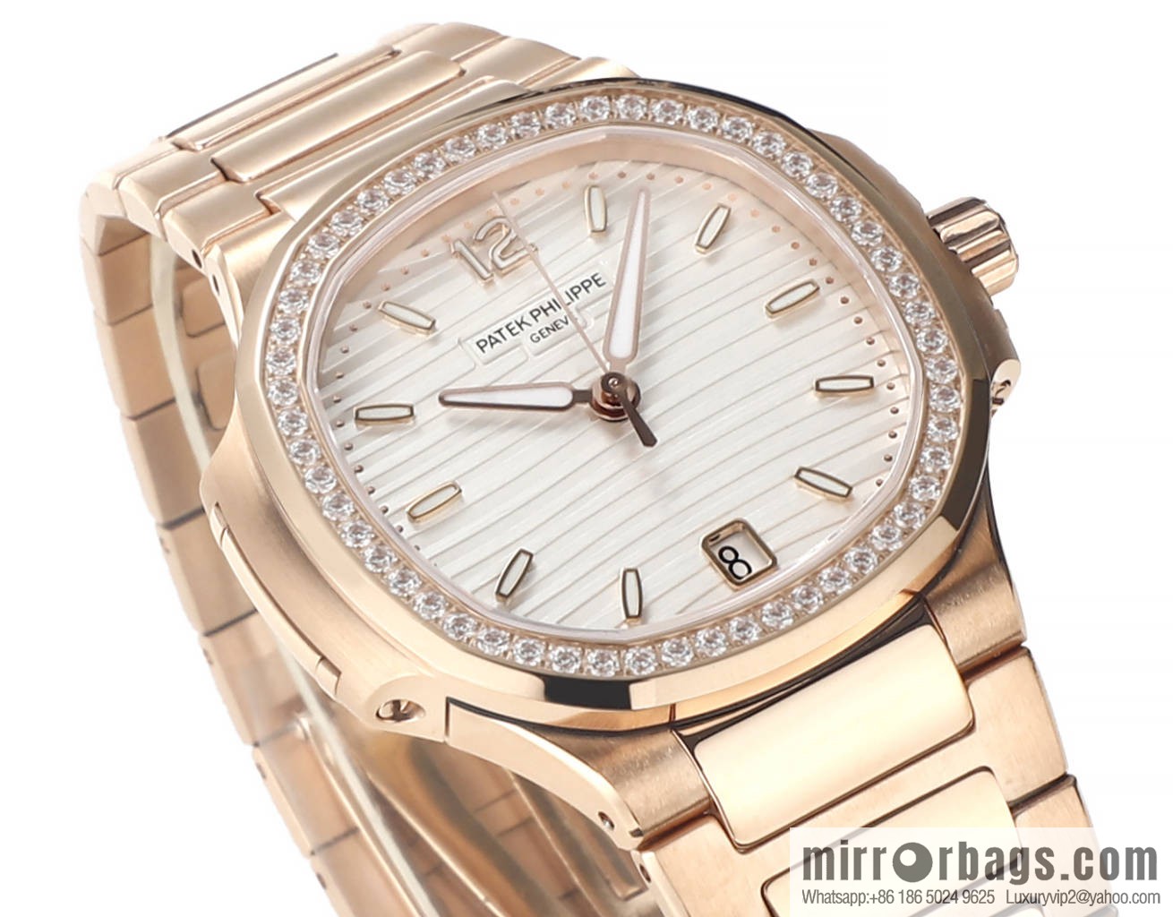 MS Factory New Product!!! Patek Philippe Sports Elegance Series Nautilus Women's 7118 Model 1. New Customized Edition Cal.324SC Integrated Self-winding Movement Watch