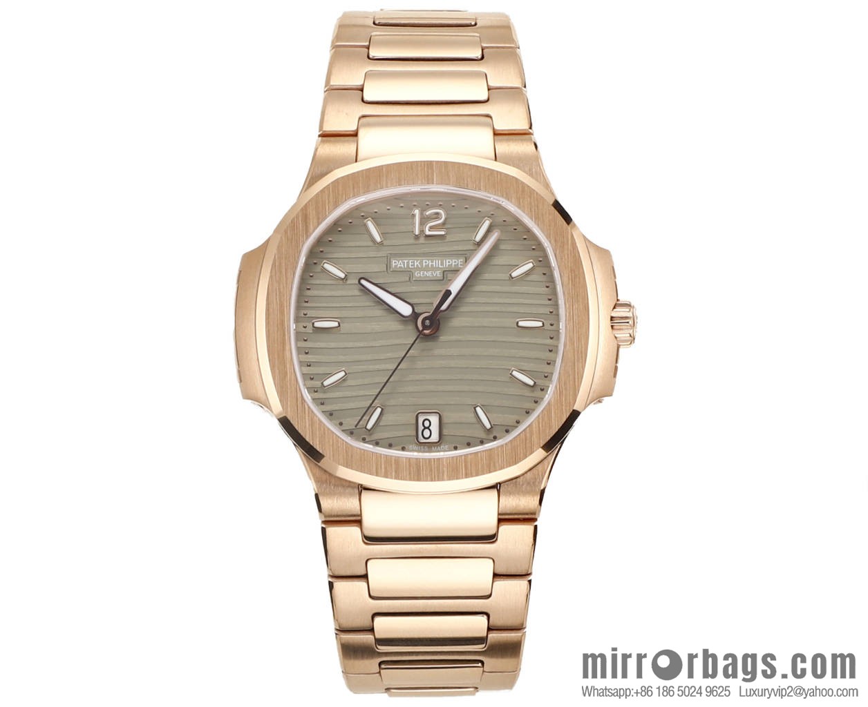 MS Factory New Product!!! Patek Philippe Sports Elegance Series Nautilus Women's 7118 Model 1. New Customized Edition Cal.324SC Integrated Self-winding Movement Watch
