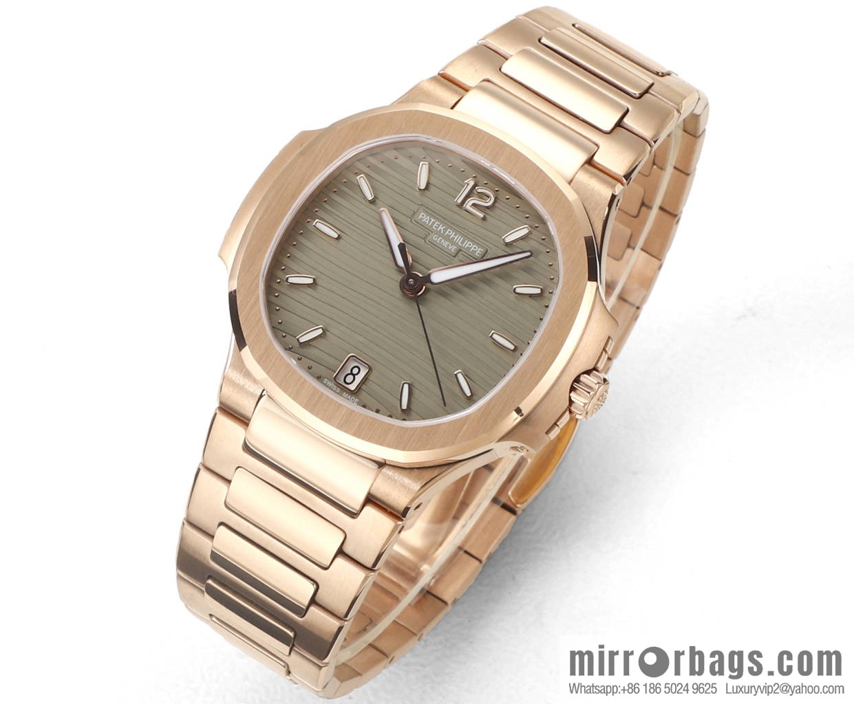 MS Factory New Product!!! Patek Philippe Sports Elegance Series Nautilus Women's 7118 Model 1. New Customized Edition Cal.324SC Integrated Self-winding Movement Watch
