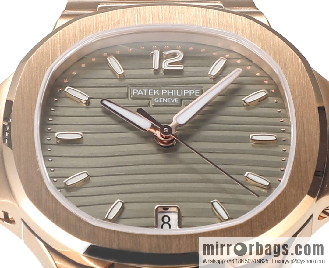 MS Factory New Product!!! Patek Philippe Sports Elegance Series Nautilus Women's 7118 Model 1. New Customized Edition Cal.324SC Integrated Self-winding Movement Watch