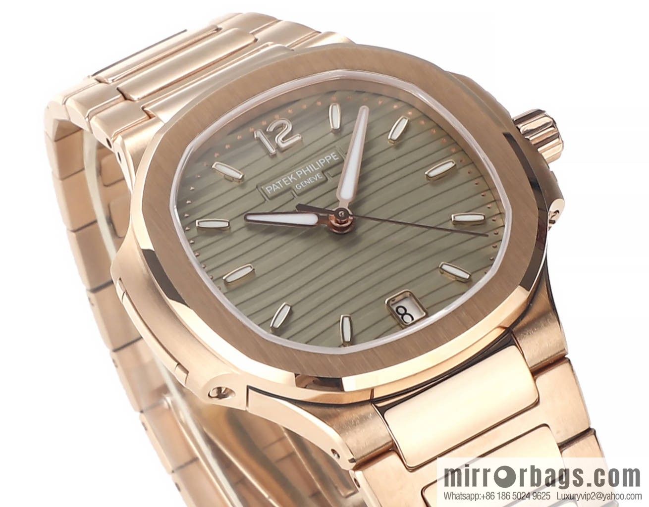 MS Factory New Product!!! Patek Philippe Sports Elegance Series Nautilus Women's 7118 Model 1. New Customized Edition Cal.324SC Integrated Self-winding Movement Watch