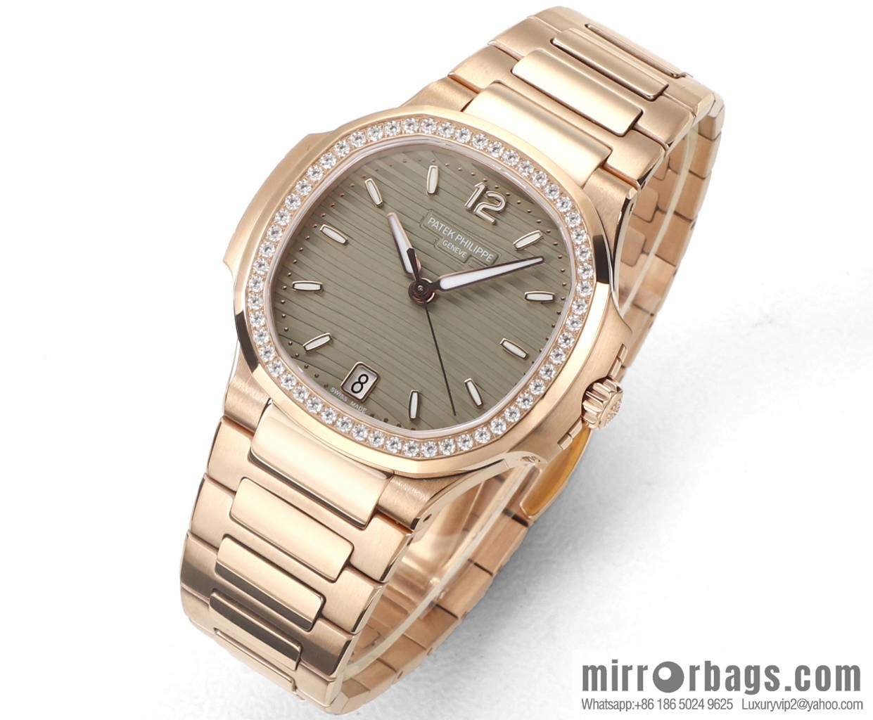 MS Factory New Product!!! Patek Philippe Sports Elegance Series Nautilus Women's 7118 Model 1. New Customized Edition Cal.324SC Integrated Self-winding Movement Watch