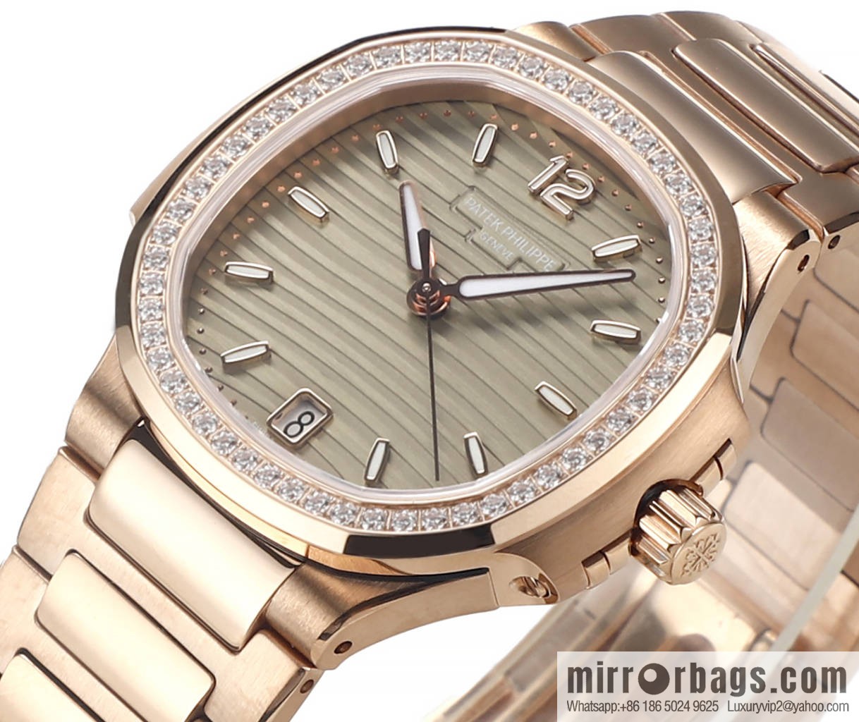 MS Factory New Product!!! Patek Philippe Sports Elegance Series Nautilus Women's 7118 Model 1. New Customized Edition Cal.324SC Integrated Self-winding Movement Watch