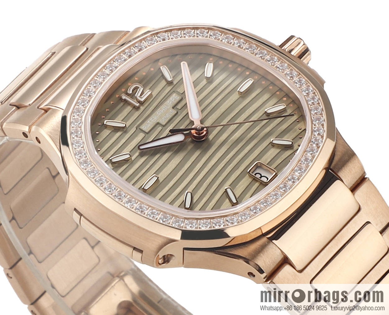 MS Factory New Product!!! Patek Philippe Sports Elegance Series Nautilus Women's 7118 Model 1. New Customized Edition Cal.324SC Integrated Self-winding Movement Watch