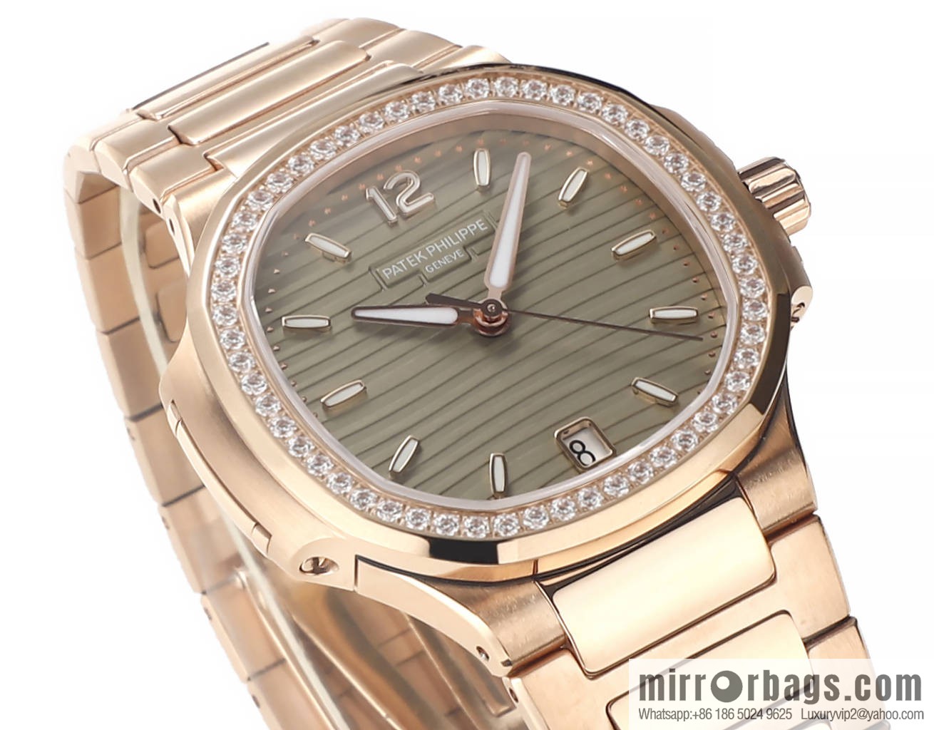 MS Factory New Product!!! Patek Philippe Sports Elegance Series Nautilus Women's 7118 Model 1. New Customized Edition Cal.324SC Integrated Self-winding Movement Watch