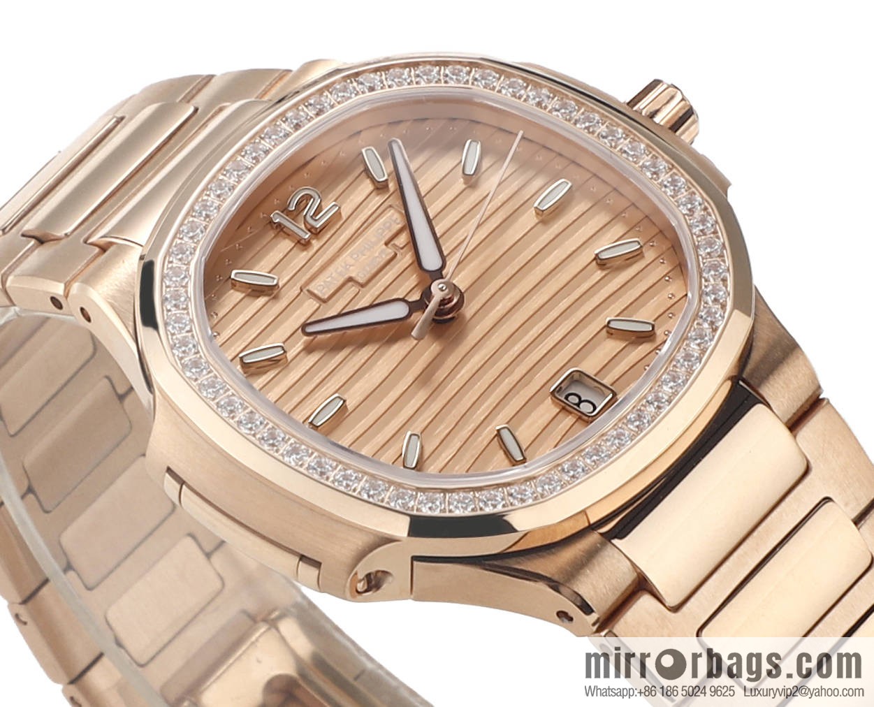 MS Factory New Product!!! Patek Philippe Sports Elegance Series Nautilus Women's 7118 Model 1. New Customized Edition Cal.324SC Integrated Self-winding Movement Watch
