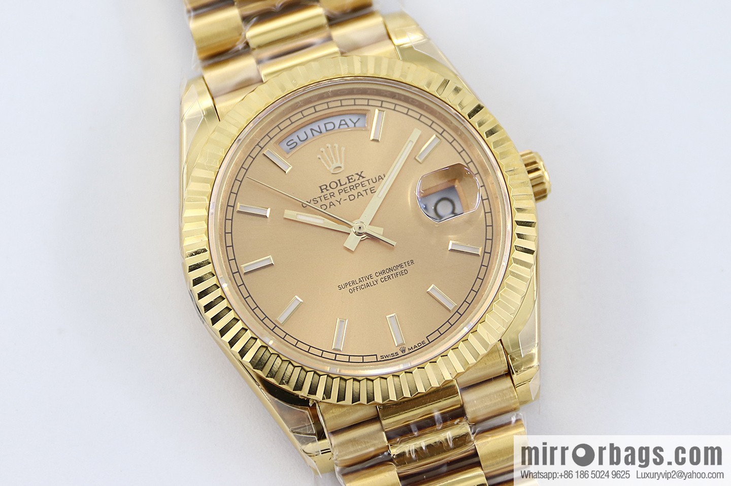 TWS new product, double calendar Rolex week log type, size 40Mm with 2836 automatic mechanical watch