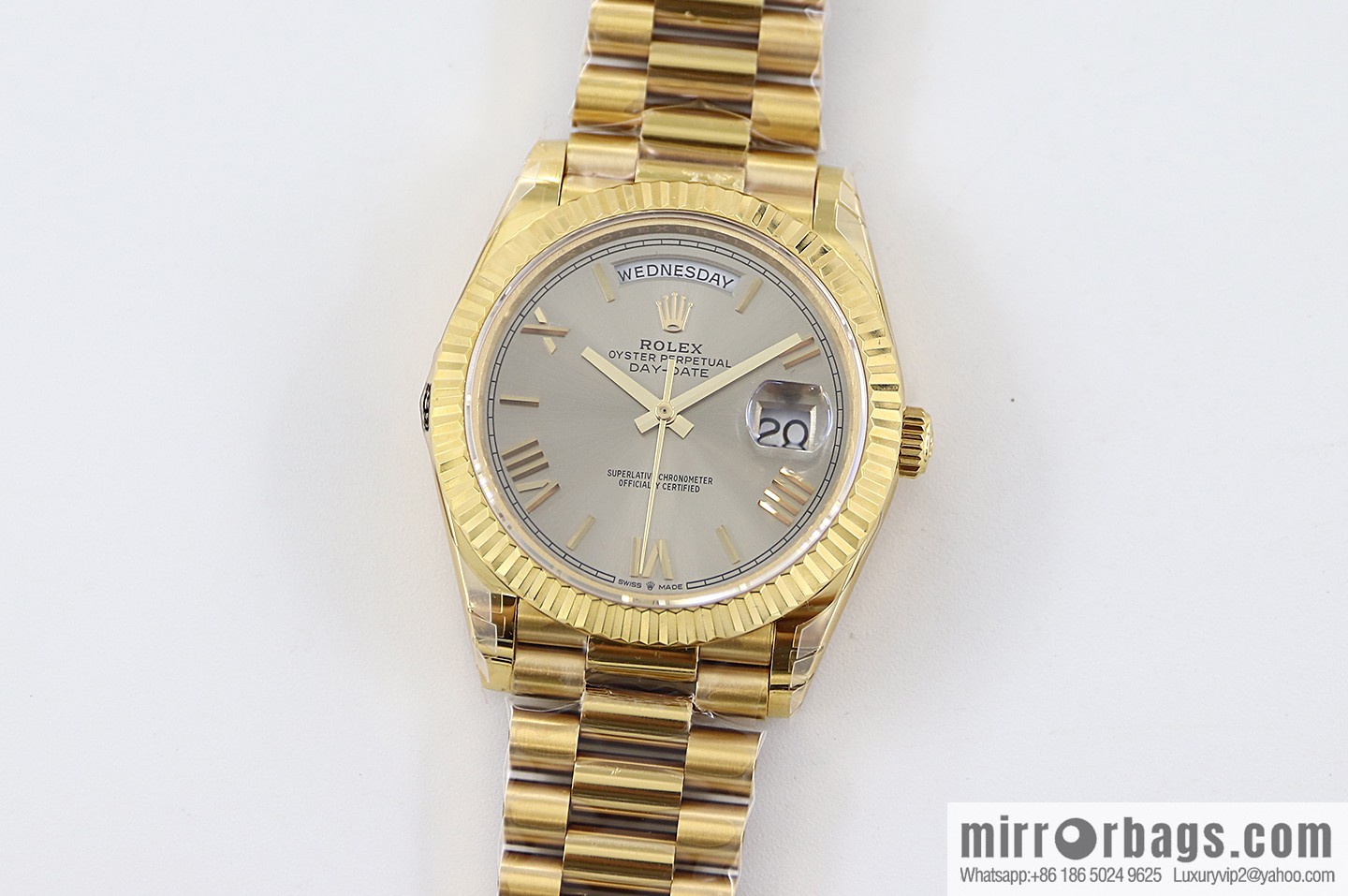 TWS new product, double calendar Rolex week log type, size 40Mm with 2836 automatic mechanical watch