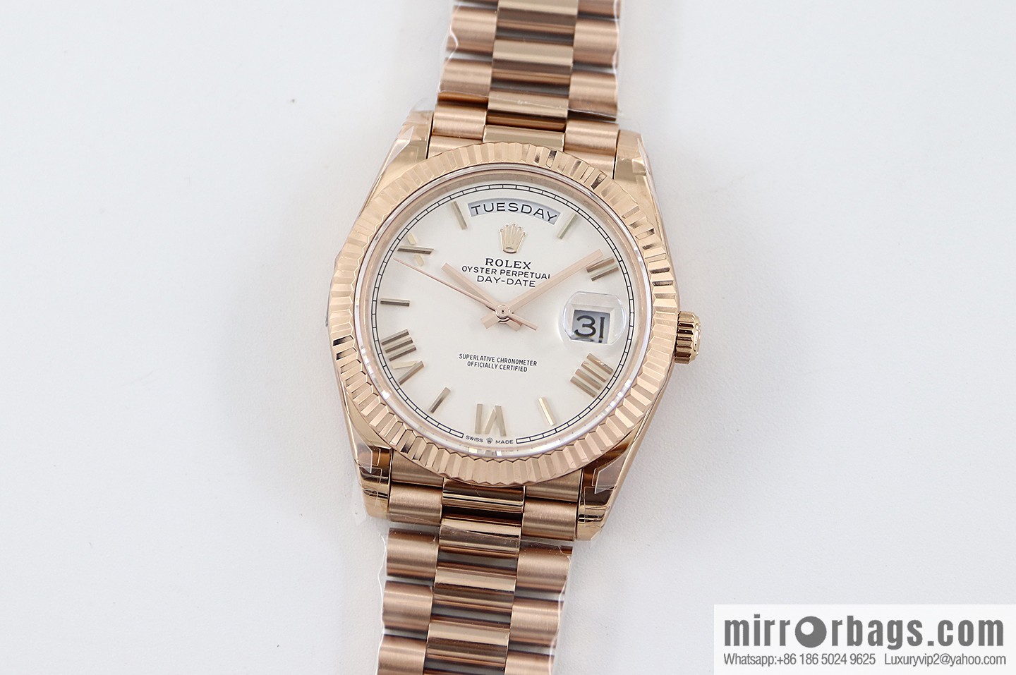 TWS new product, double calendar Rolex week log type, size 40Mm with 2836 automatic mechanical watch