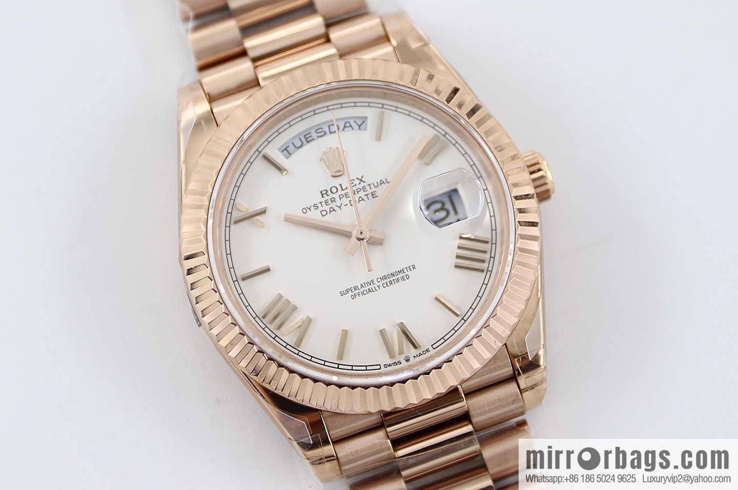 TWS new product, double calendar Rolex week log type, size 40Mm with 2836 automatic mechanical watch