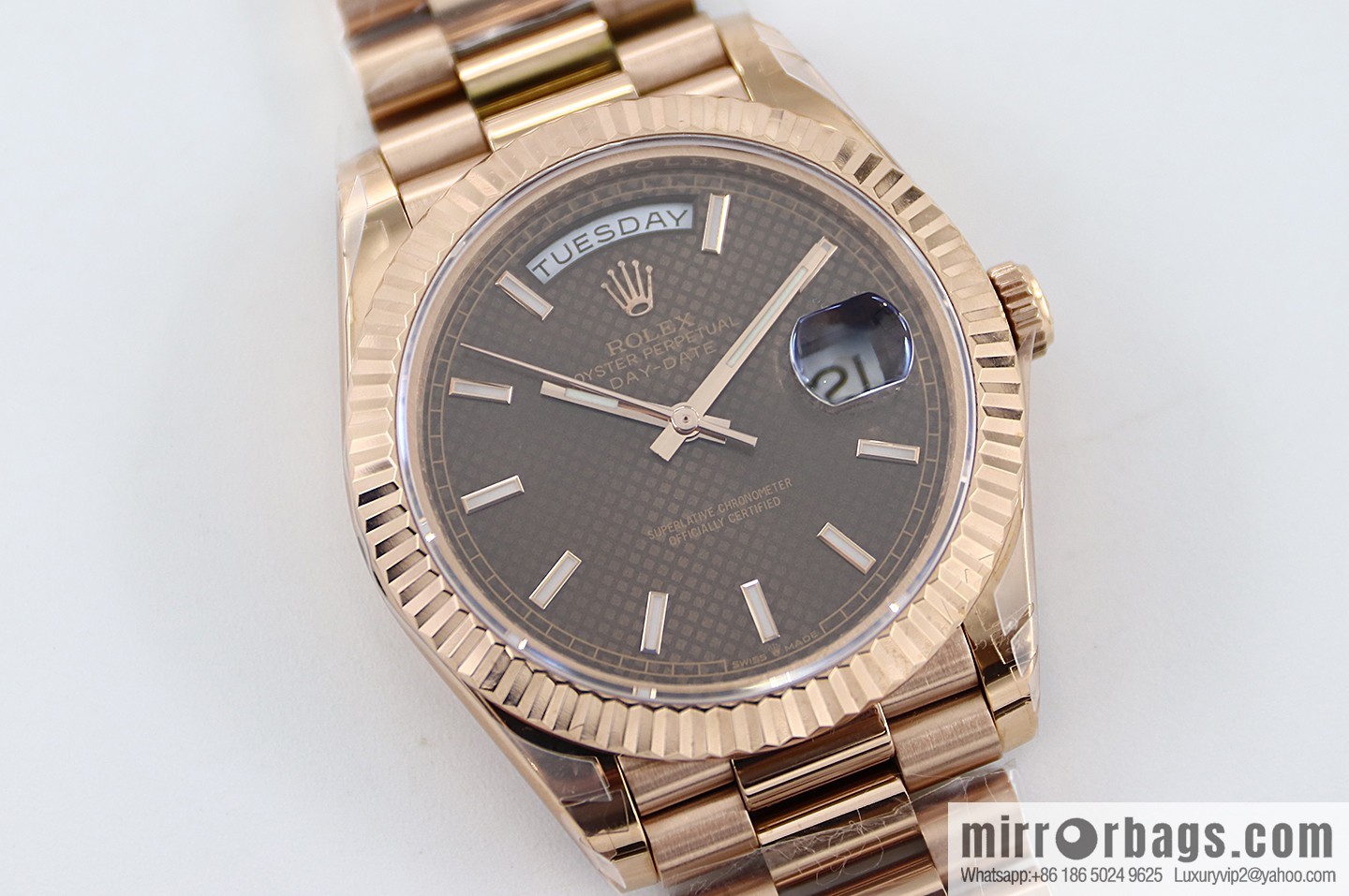 TWS new product, double calendar Rolex week log type, size 40Mm with 2836 automatic mechanical watch