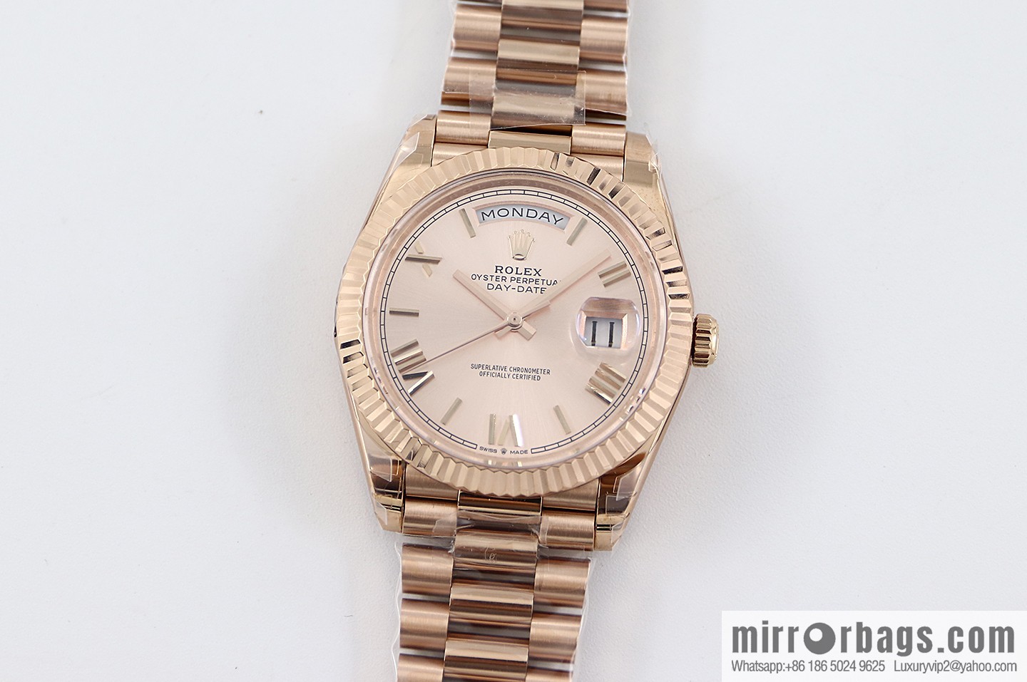 TWS new product, double calendar Rolex week log type, size 40Mm with 2836 automatic mechanical watch