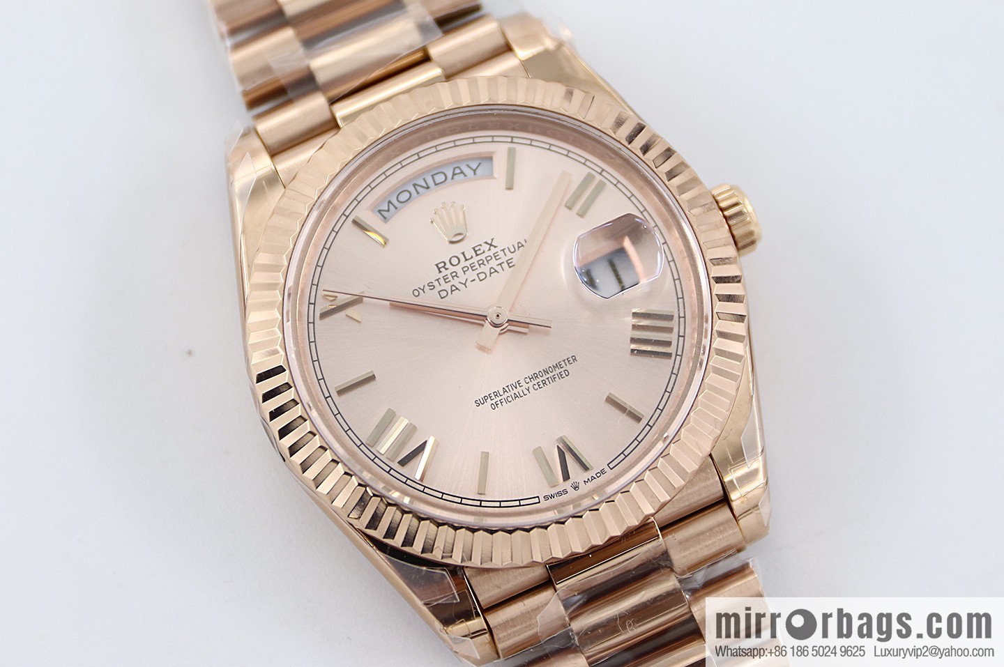 TWS new product, double calendar Rolex week log type, size 40Mm with 2836 automatic mechanical watch