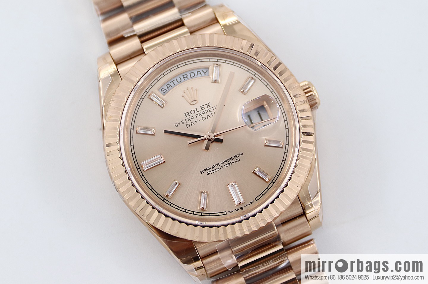 TWS new product, double calendar Rolex week log type, size 40Mm with 2836 automatic mechanical watch