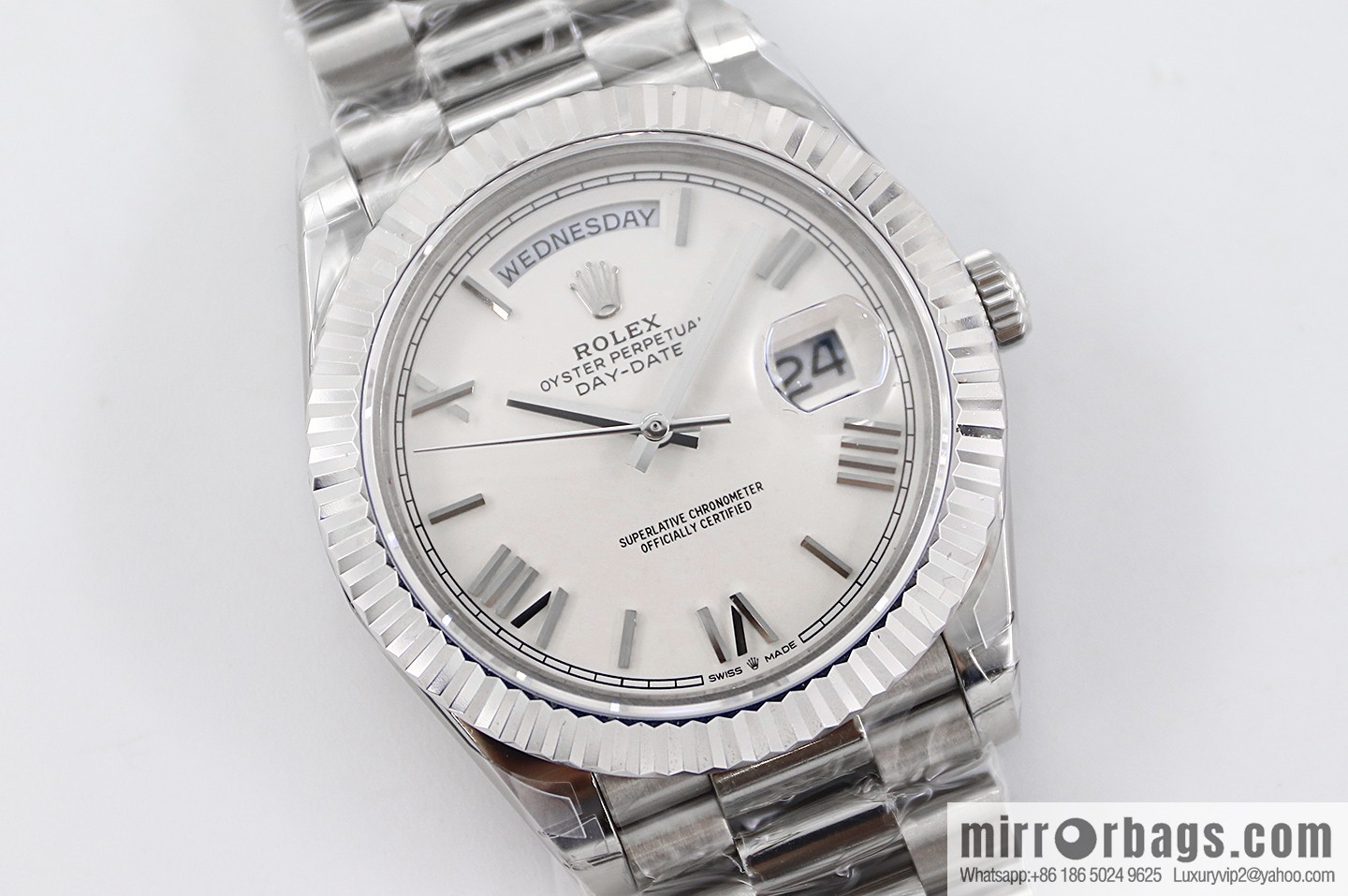 TWS new product, double calendar Rolex week log type, size 40Mm with 2836 automatic mechanical watch