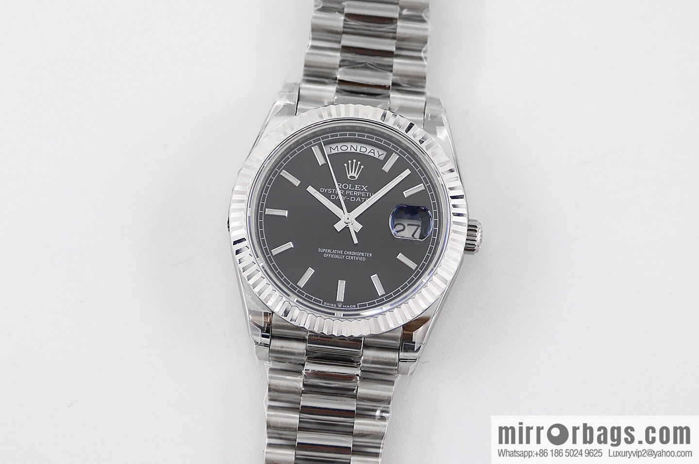 TWS new product, double calendar Rolex week log type, size 40Mm with 2836 automatic mechanical watch