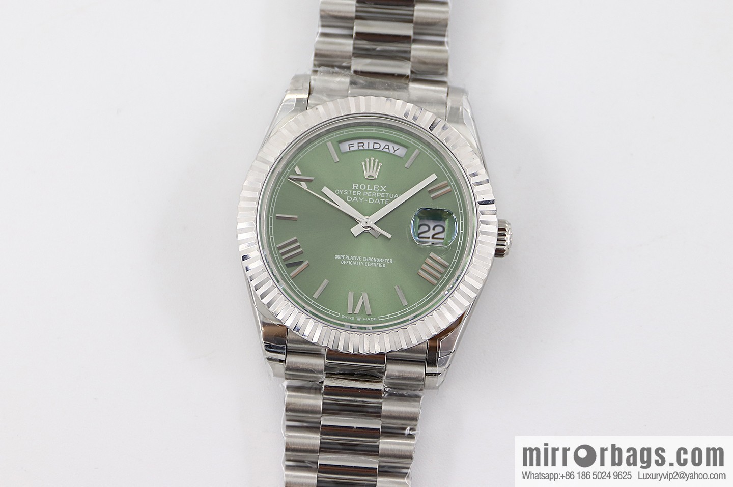 TWS new product, double calendar Rolex week log type, size 40Mm with 2836 automatic mechanical watch