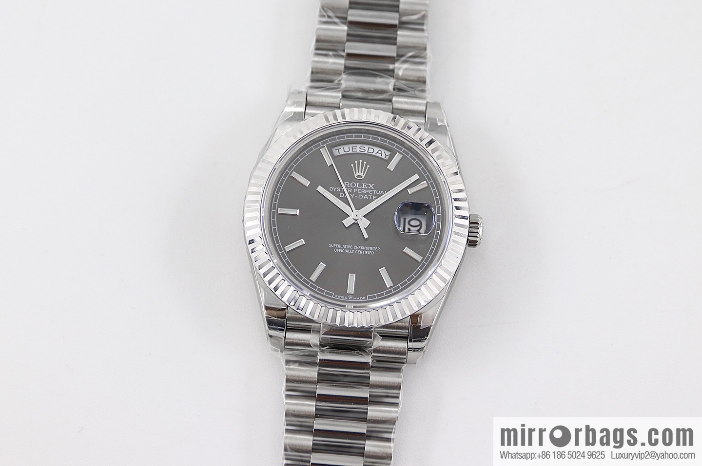 TWS new product, double calendar Rolex week log type, size 40Mm with 2836 automatic mechanical watch