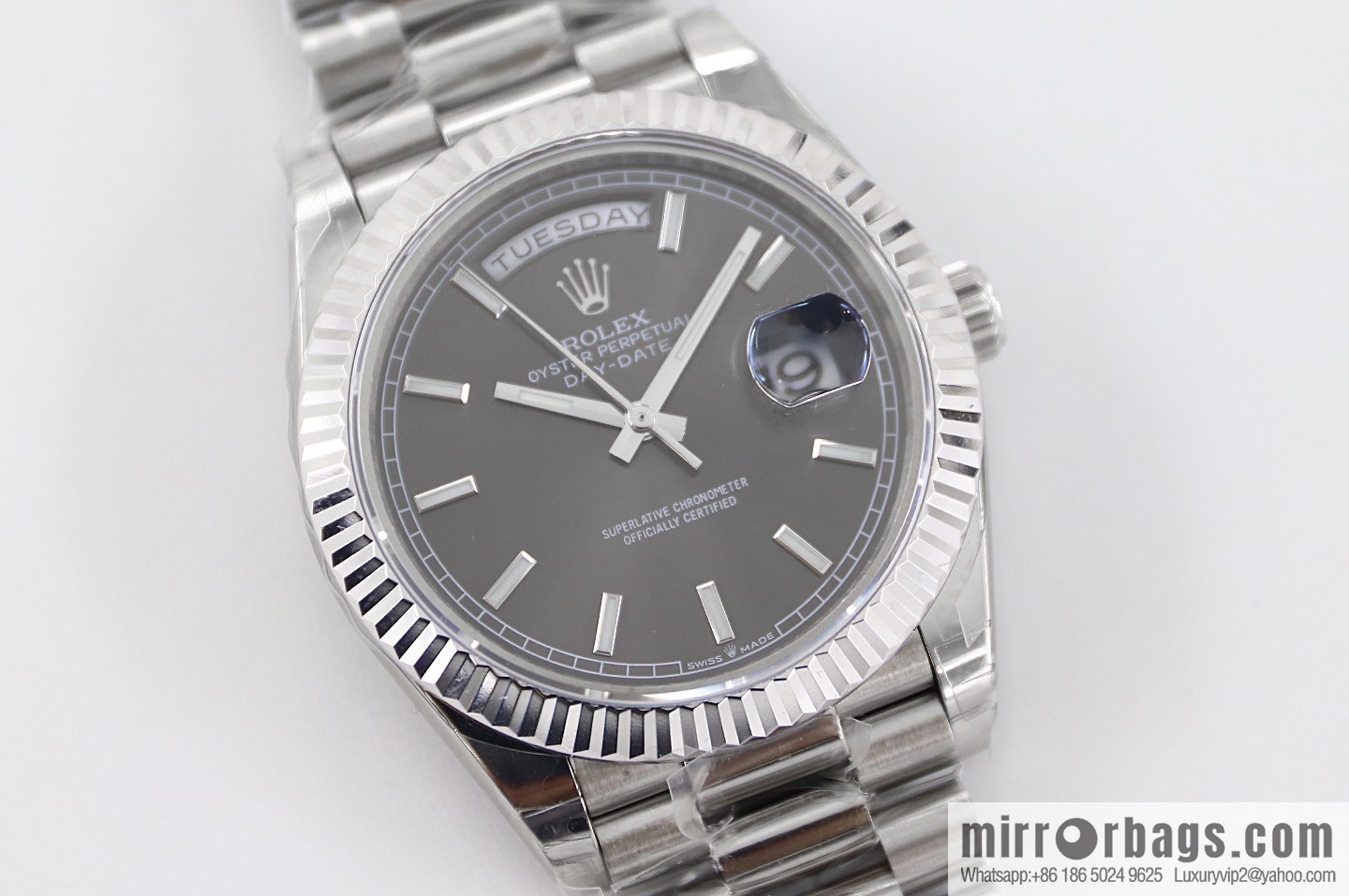 TWS new product, double calendar Rolex week log type, size 40Mm with 2836 automatic mechanical watch