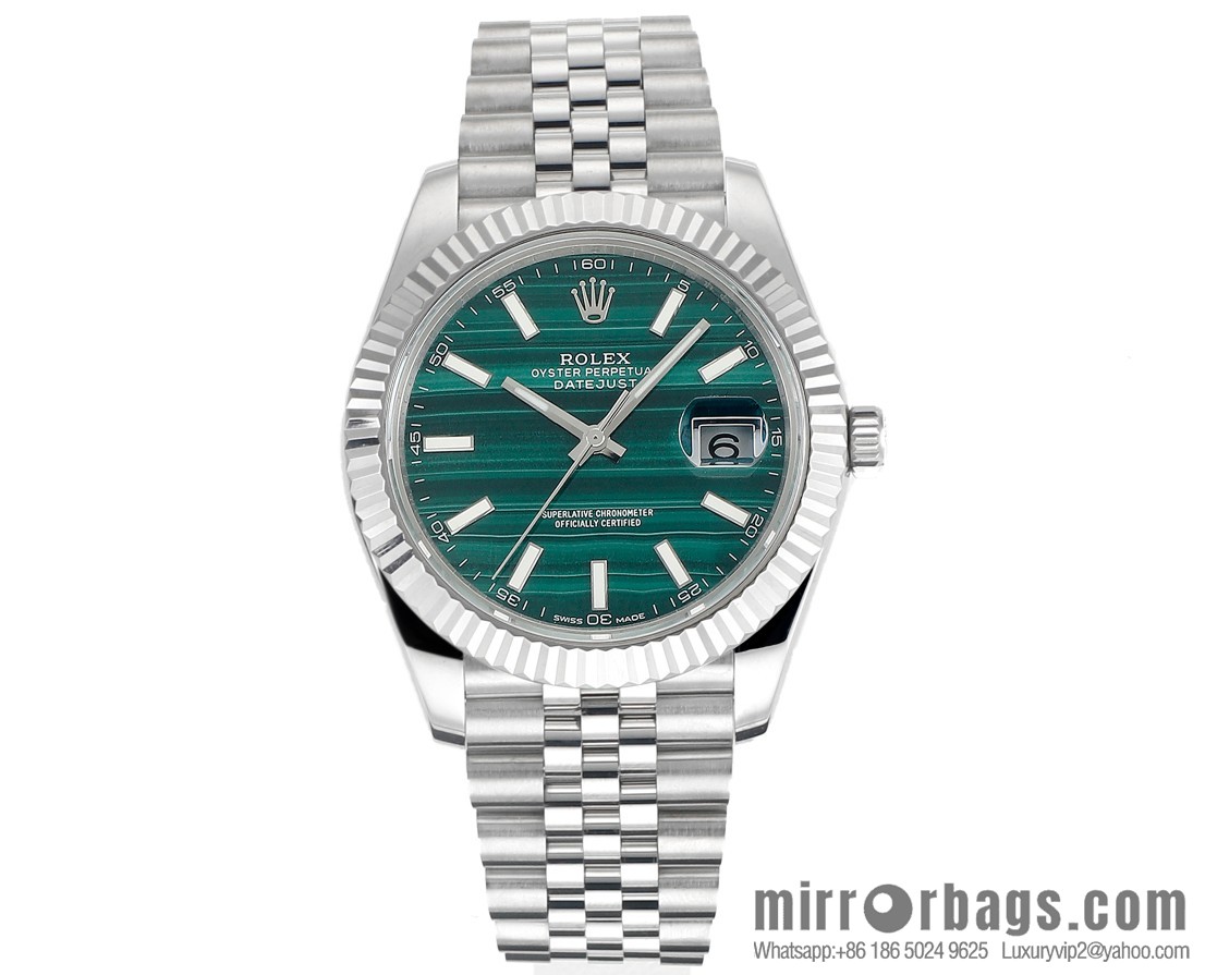 F8 new 🌈 Rolex 41 log natural gemstone plate custom series 3235 integrated movement five watches