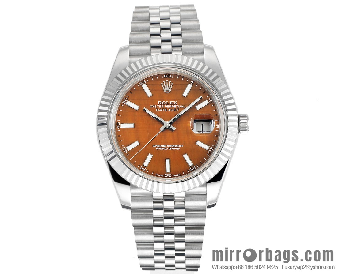 F8 new 🌈 Rolex 41 log natural gemstone plate custom series 3235 integrated movement five watches