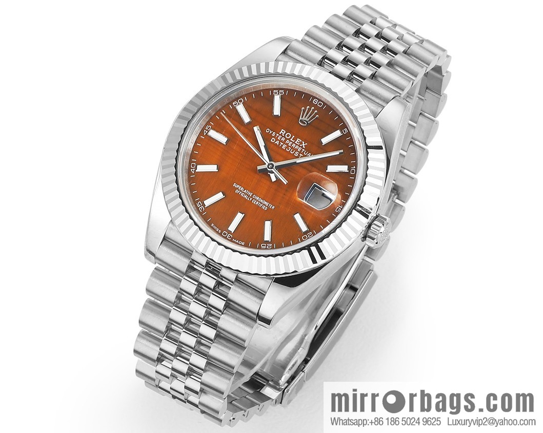 F8 new 🌈 Rolex 41 log natural gemstone plate custom series 3235 integrated movement five watches