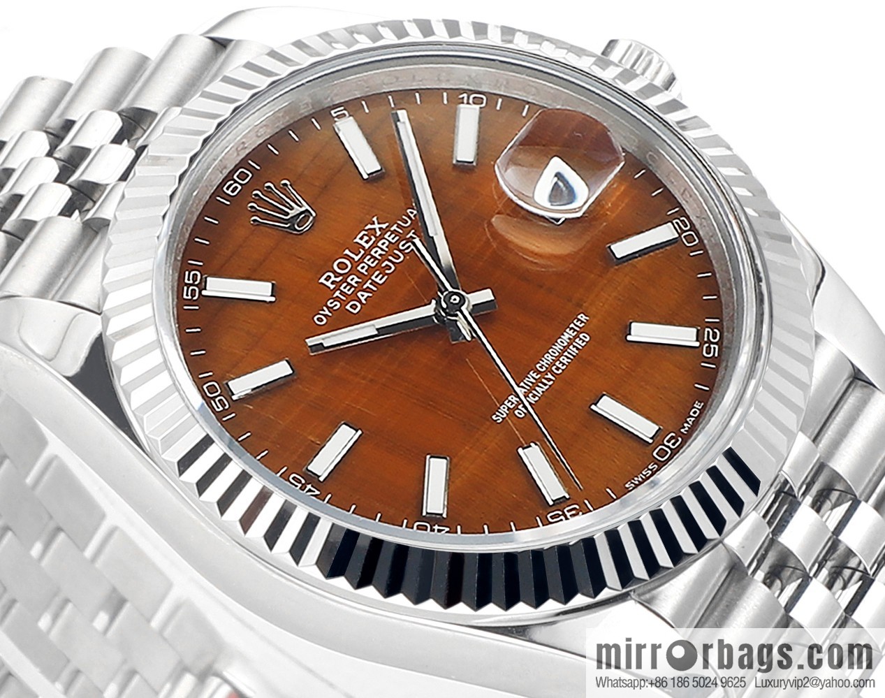 F8 new 🌈 Rolex 41 log natural gemstone plate custom series 3235 integrated movement five watches