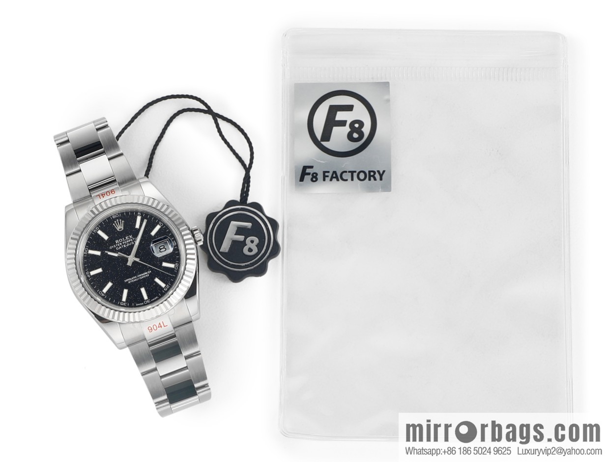 F8 new 🌈 Rolex 41 log natural gemstone plate custom series original size 41mm3235 integrated movement three watches