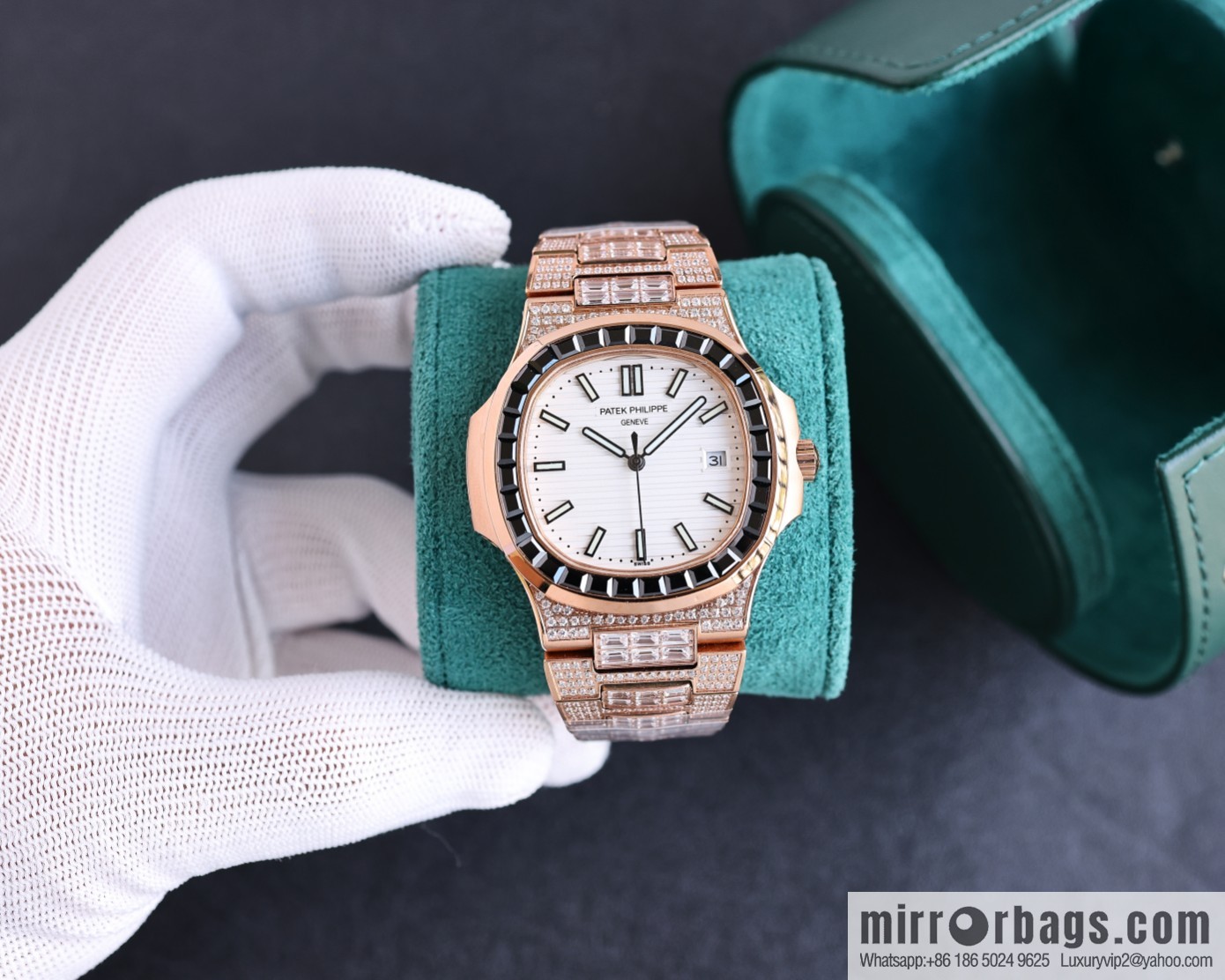 PP Patek. Philippe Nautilus Gypsy Edition New Customized Original 324 Movement Watch