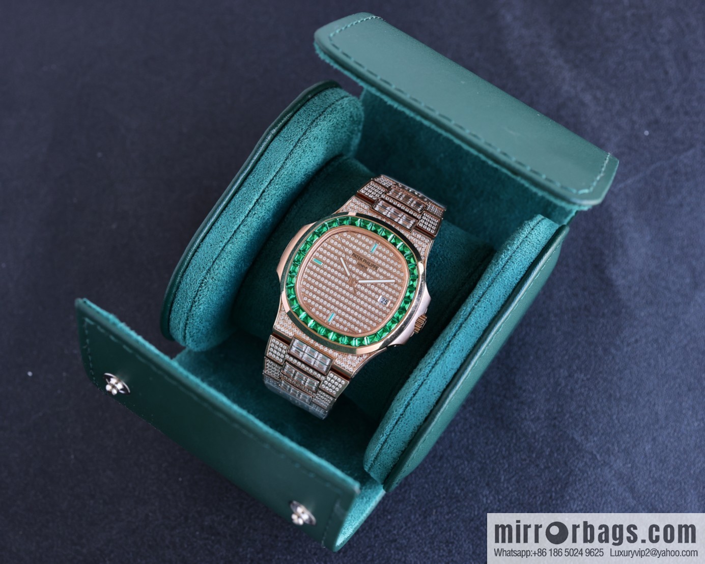 PP Patek. Philippe Nautilus Gypsy Edition New Customized Original 324 Movement Watch