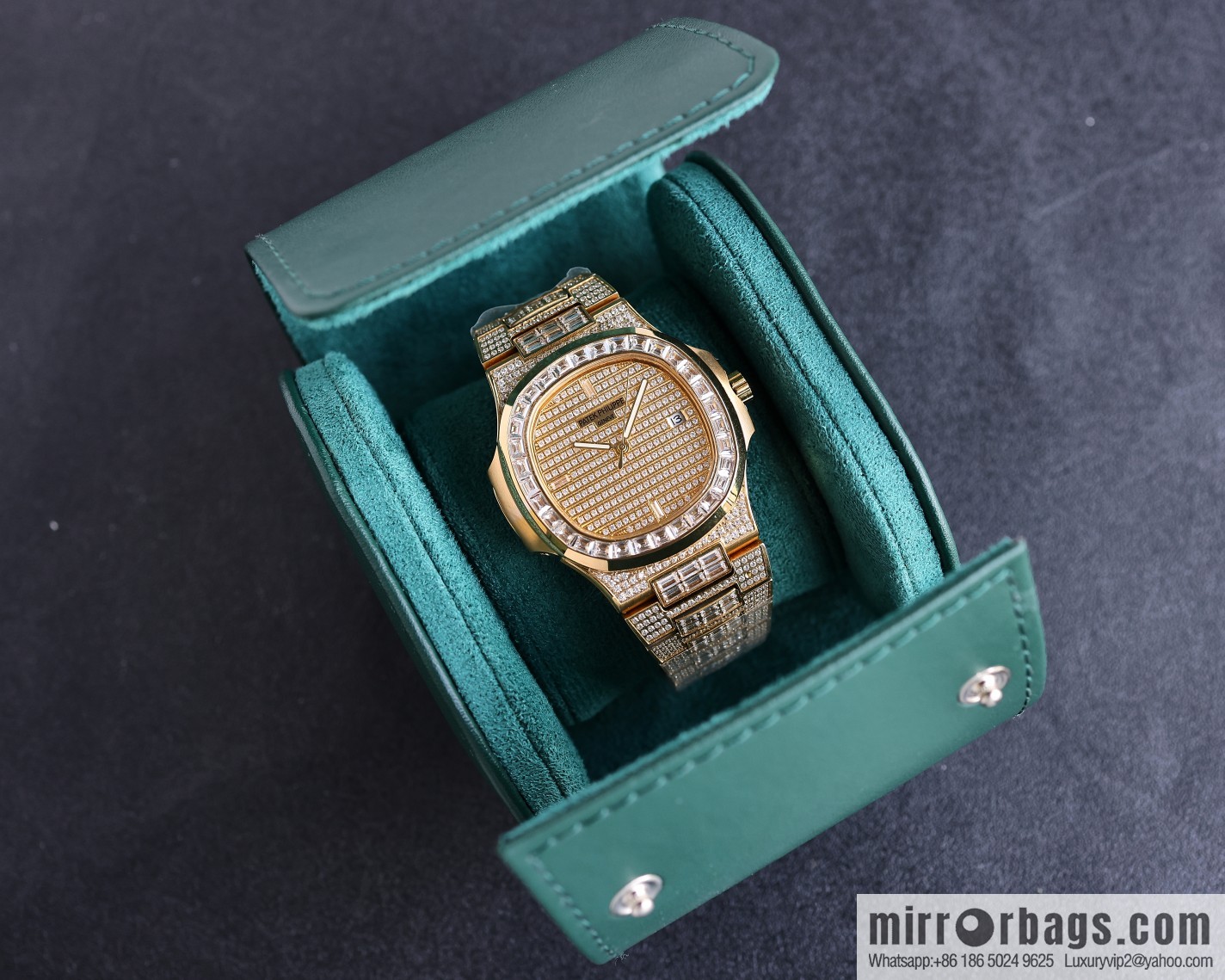 PP Patek. Philippe Nautilus Gypsy Edition New Customized Original 324 Movement Watch