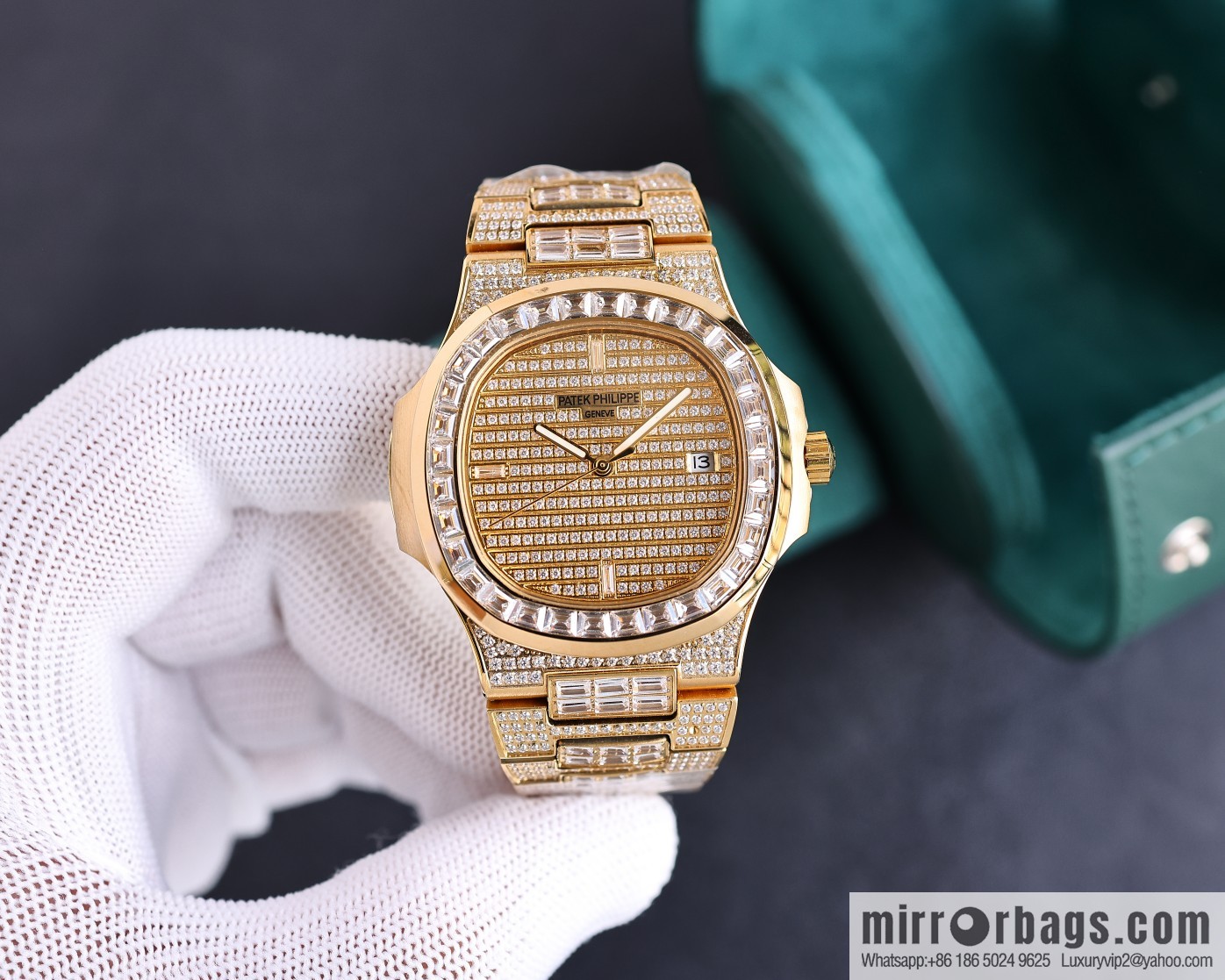 PP Patek. Philippe Nautilus Gypsy Edition New Customized Original 324 Movement Watch