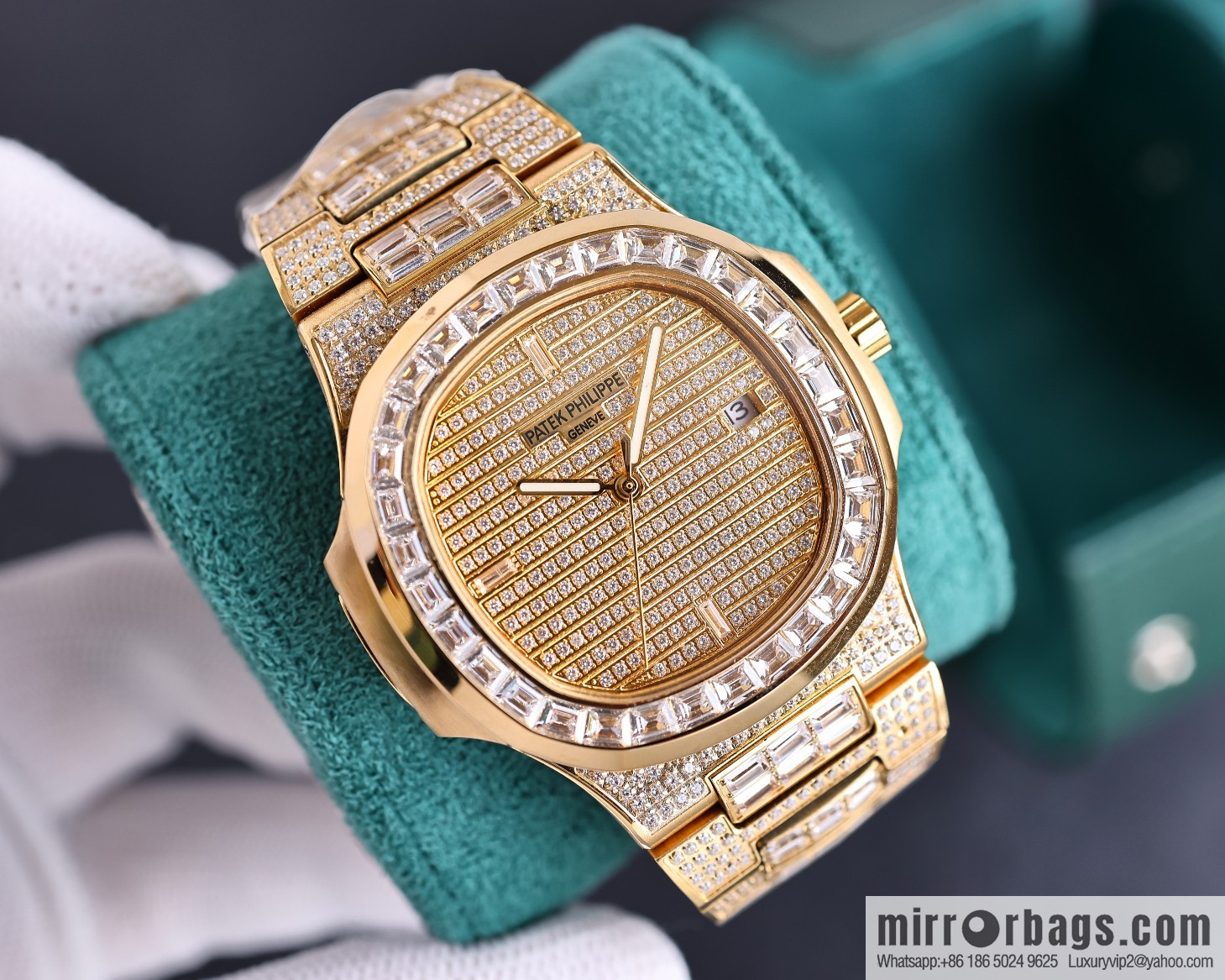 PP Patek. Philippe Nautilus Gypsy Edition New Customized Original 324 Movement Watch