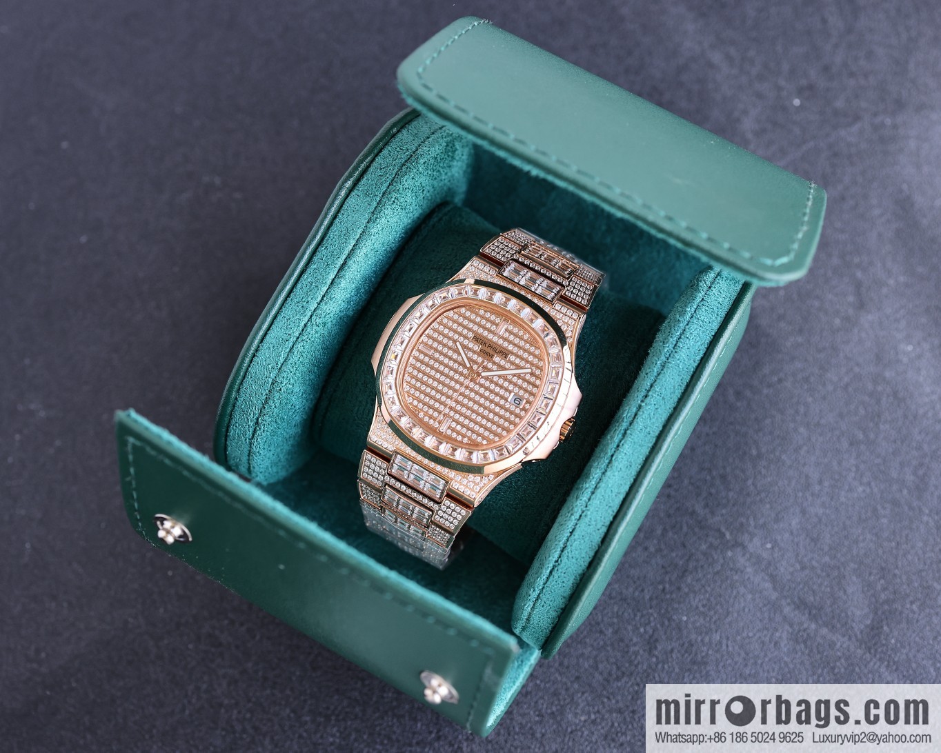 PP Patek. Philippe Nautilus Gypsy Edition New Customized Original 324 Movement Watch