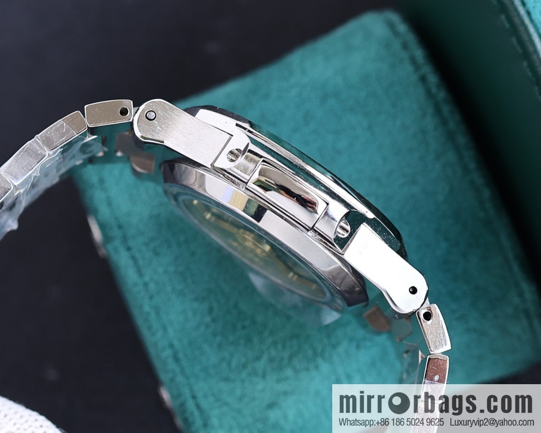 PP Patek. Philippe Nautilus Gypsy Edition Customized Original 324 Movement Watch