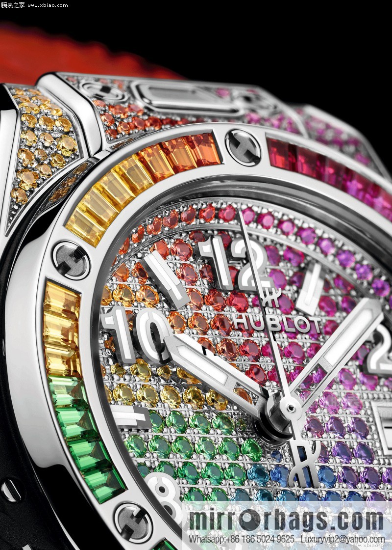 Hublot BIG BANG series, model 465.OX.9910.LR. 0999BIG BANG, HUB1710 automatic mechanical movement women's watch