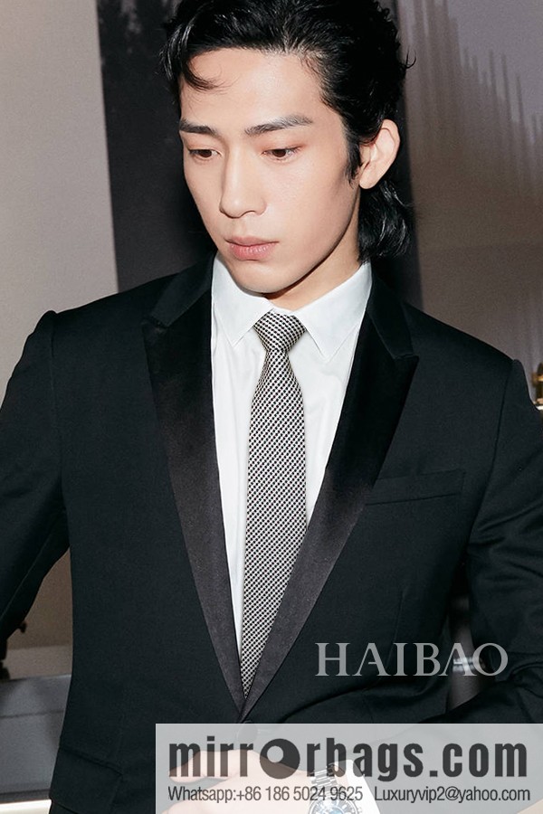 Hermes 100% Top Twill Silk H Twill Stripe Tie