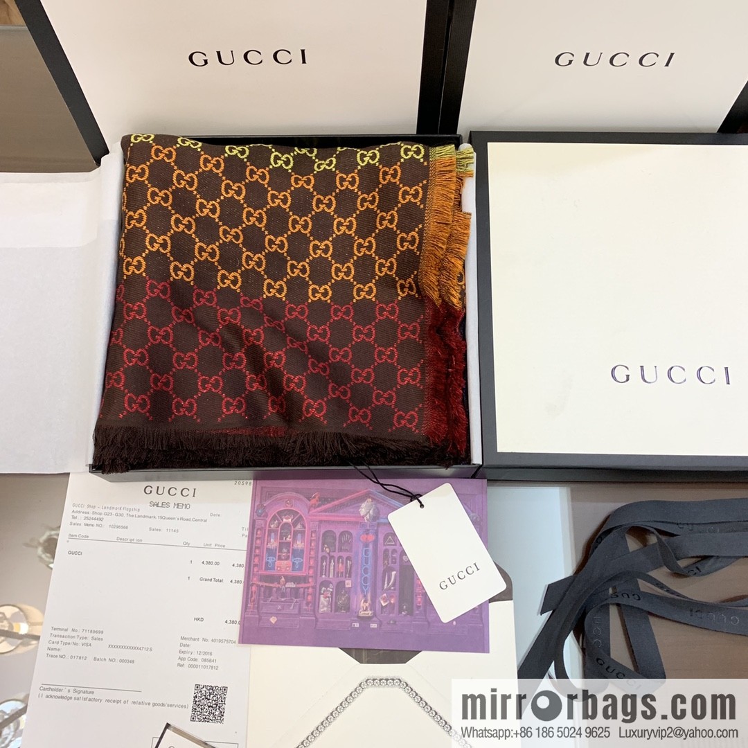 GUCCI Gucci GG logo women's scarf 558274