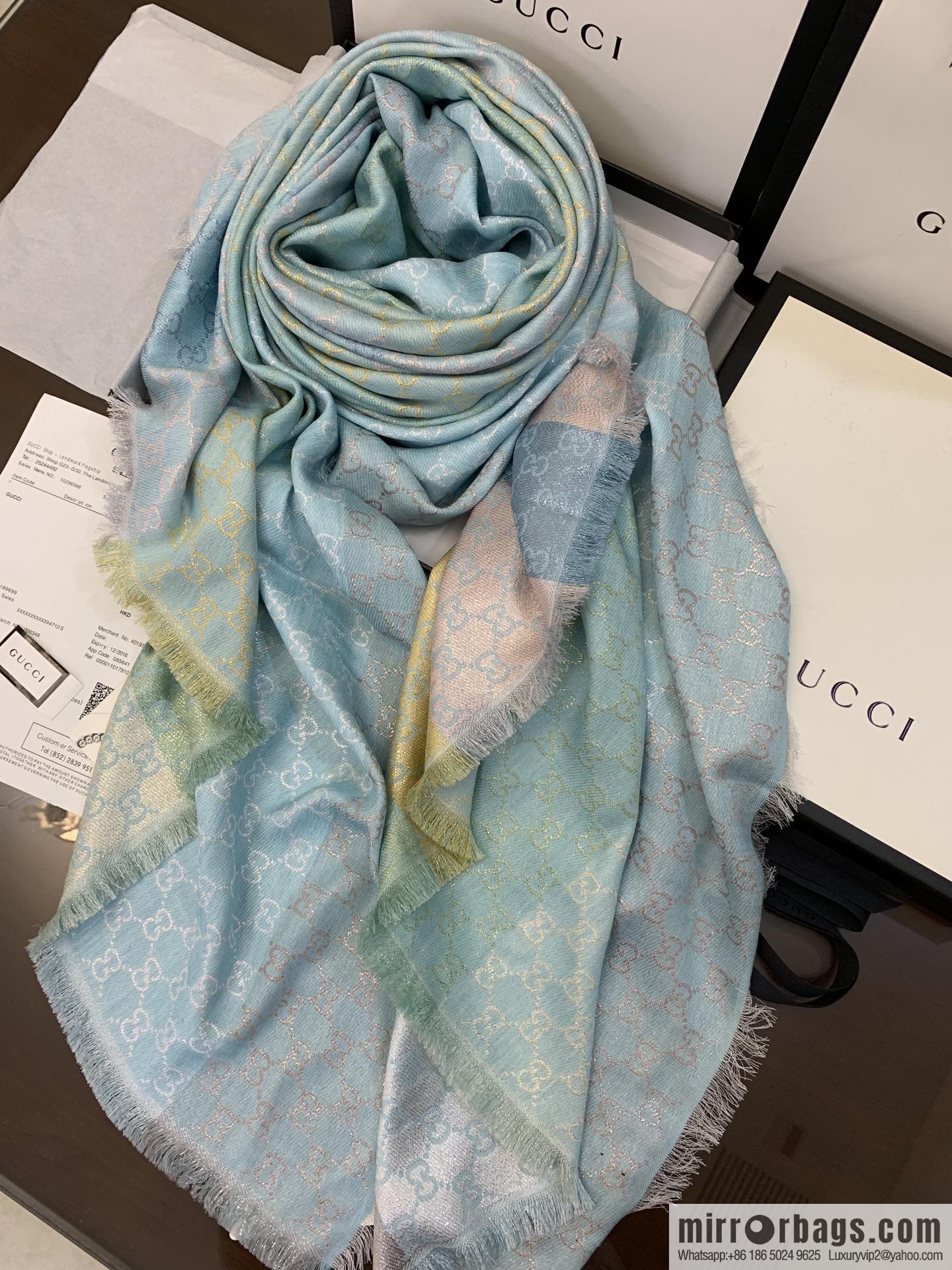 GUCCI Gucci GG logo women's scarf 558274