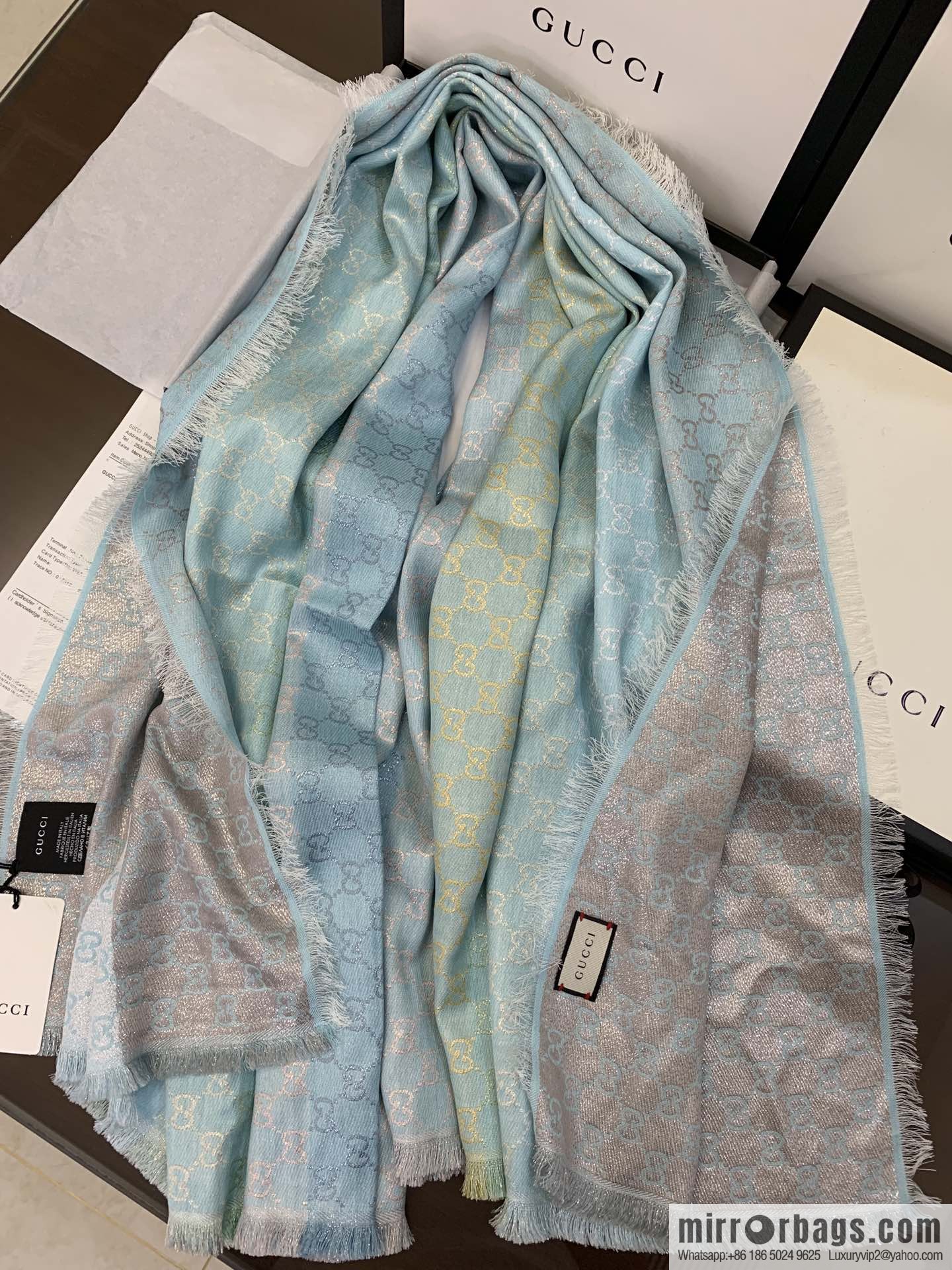 GUCCI Gucci GG logo women's scarf 558274