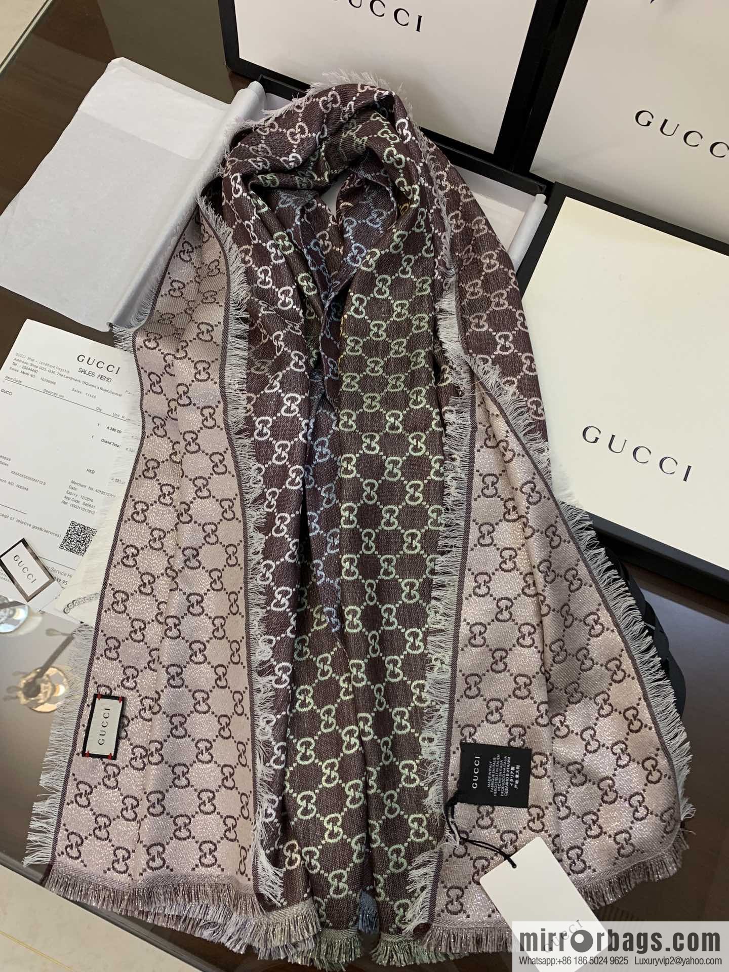 GUCCI Gucci GG logo women's scarf 558274