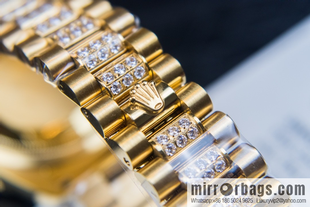 NS-Factory Rolex Log Full Diamond Series Swiss 2836 Movement Watch