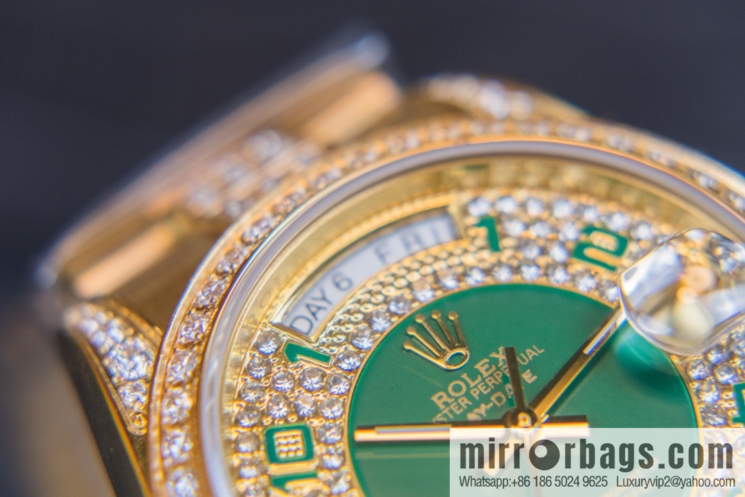 NS-Factory Rolex Log Full Diamond Series Swiss 2836 Movement Watch