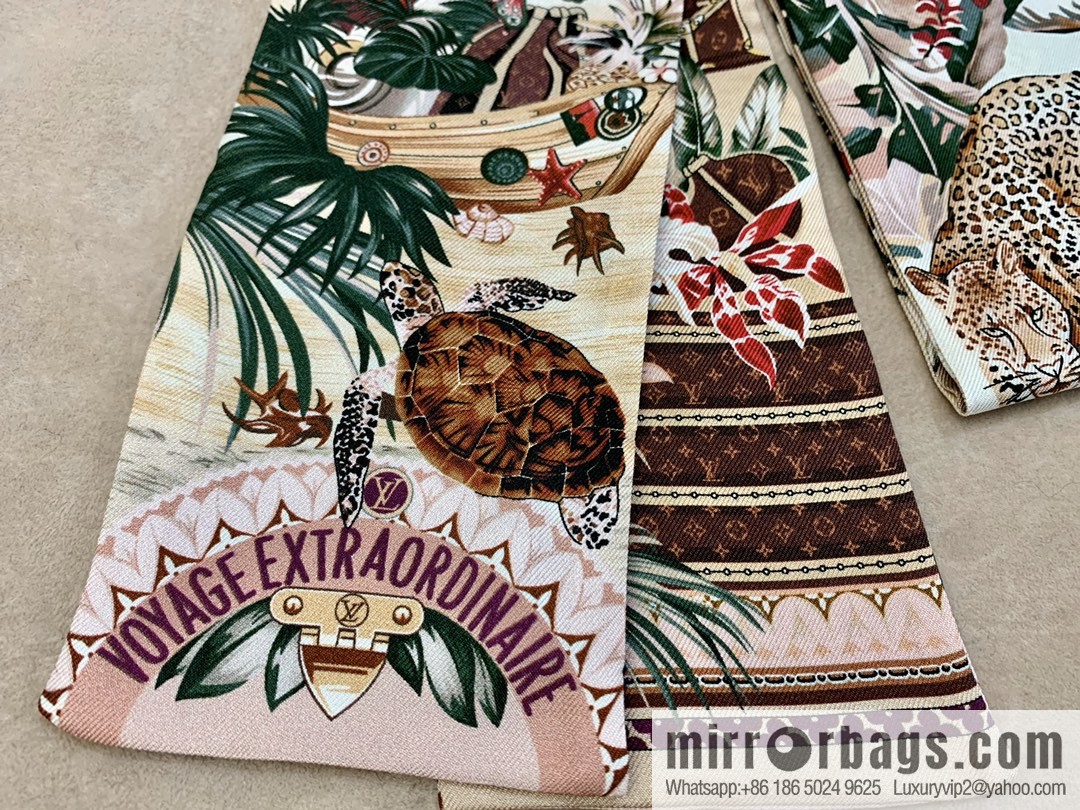 LV Louis Vuitton Voyage Extraordinaire Hair Band M73855