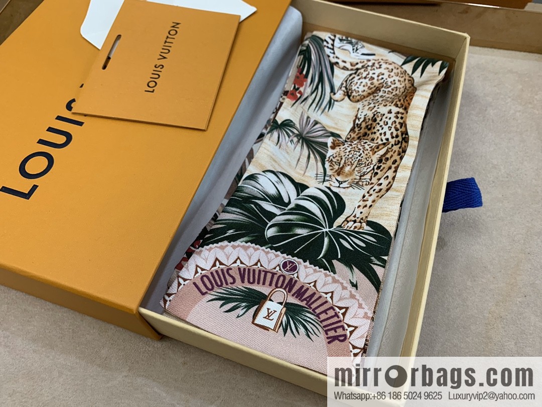 LV Louis Vuitton Voyage Extraordinaire Hair Band M73855